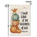 I Will Sing of the Goodness of God Garden Flag,