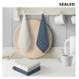 Artoid Mode Checkered Designed Cotton Beige Grey