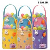 Breling 6 Pcs Large Easter Egg Basket Bulk