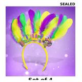 4x Mega-L Headband for Mardi Gras Festival
