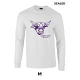 NCAA 100% Cotton Long Sleeve Tee, Big Mascot Desig
