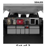 3x Hanging Car Trunk Organizer Fit