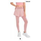 Haloumoning 2 in 1 Girls Leggings with Shorts