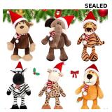 6 Pieces 11.8 Inch Christmas Stuffed Animal