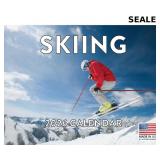 Ski Calendar 2026 Skiing Monthly Wall Calender
