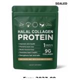 Halal Collagen Protein Powder, Grass-Fed Pure Coll