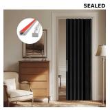 SEALED-AJAZZ 100% Blackout Sliding Door Curtains