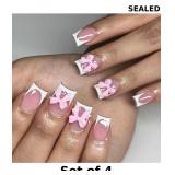 4x 4 Different Design False Nails