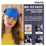 4 Pack Reusable Gel Soft Ice Packs for Injuries