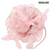 DRESHOW Fascinators Hat Tea Party Headwear Ribbons