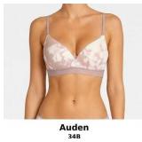 Auden Floral Print Bra