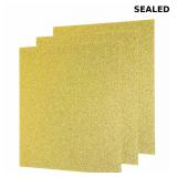 MECCANIXITY 3 Pcs Gold Glitter Acrylic Sheets