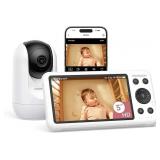 Momcozy Smart WiFi Baby Monitor with Camera