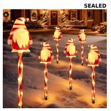 5 Packs Christmas Elf Solar Garden Light