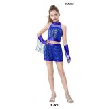LOLANTA Girlsï¿½ Sequin Dance Outfit