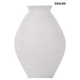 Modern Distressed Resin Vase