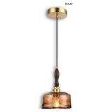 Modern Amber Glass Pendant Light