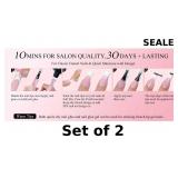 2x French Gel Nail Tips - Jofay Fashion French Tip
