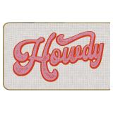 Mingnei Funny Hot Pink Howdy Doormat Door Mat