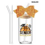 Hushee Class of 2026 Senior Night Gifts 16oz Glass