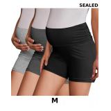 Ekouaer 3 Pack Maternity Shorts Pregnancy Shorts