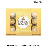 Ferrero Rocher, Fine Hazelnut Chocolate, 5.3 Ounce