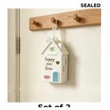 2x Home Sweet Home Keepsake ï¿½ Housewarming Gift