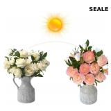 26'5Pcs Silk Roses Bouquet