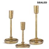 Mumufy 3 Pcs Christmas Rustic Candle Holders