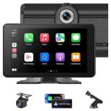 Carplay Screen for Car with 4K Dash Cam