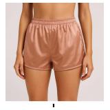 Satin Finish Casual Shorts