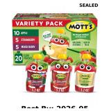 Mott's No Sugar Added Applesauce Variety Pack, 3 F