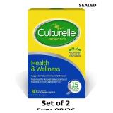 2x Culturelle Health & Wellness Daily Probiotic