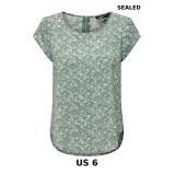 ONLY Onlvic Women's Ss Aop Noos Ptm Top