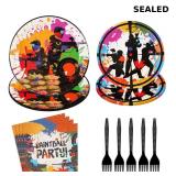 Grencian 96Pcs Paintball Party Supplies