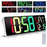 Large Digital Wall Clock Large Display