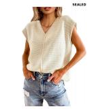 Saodimallsu Women's V Neck Cap Sleeve Lightweight