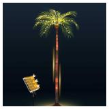Solar Artificial Palm Tree with 110 LEDs