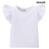 Toddler Baby Girl Solid Color T Shirt Kids Blouse