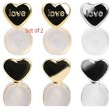 Set of 2-Earring Backs for Droopy Ears 6pcs
