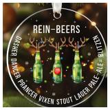Set of 2 - Beer Ornament