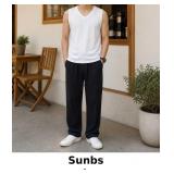 Sunbs Casual White Tank Top