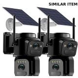 Uniter 4K Dual Lens Solar Security Cameras