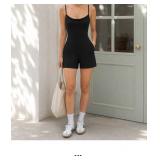 Black Sleeveless Romper