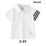 Striped Polo T Shirt for Toddler Baby Boys