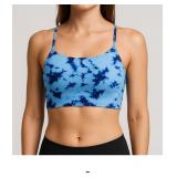 Blue Tie-Dye Crop Top