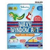Skillmatics Waxy Window Art - Cars, Dinos, & More