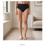 Black High-Waisted Briefs