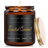 Toasted Coconut Scented Candle for Home
