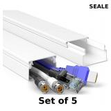 5x Delamu 28.4in Cord Hider, Cord Covers for Wires